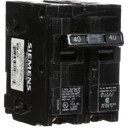 [MX:Q240] BREAKER QP 2P 40A 120/240V 10K