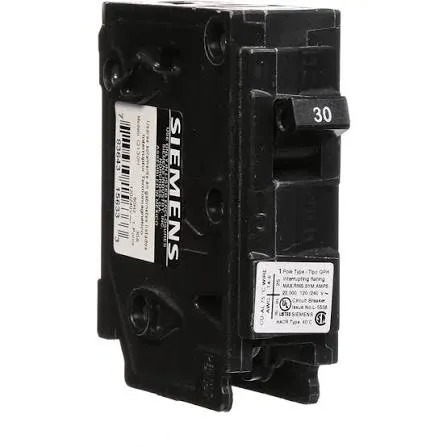 [MX:Q130H] BREAKER 30A 1P 120V 22K QPH