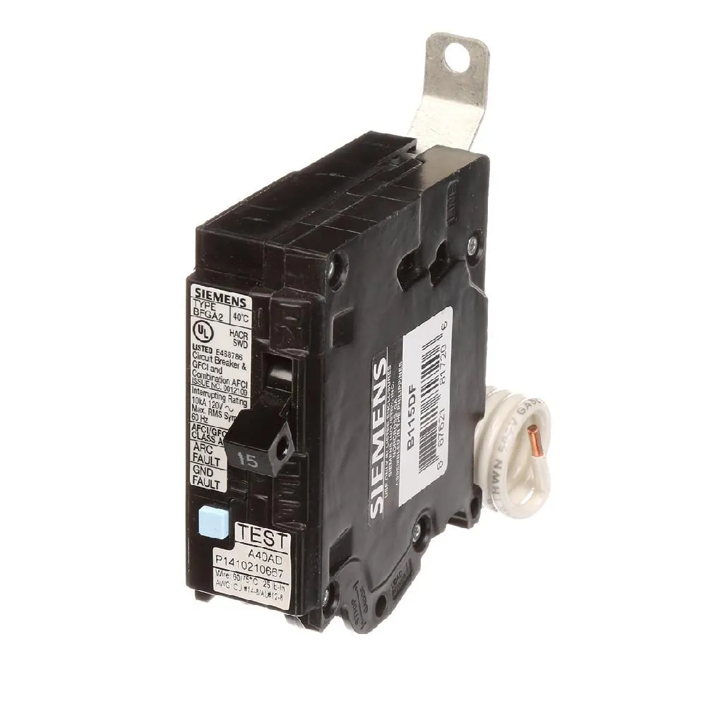 [MX:B115DF] BRKR AFCI/GFCI 15A 1P 120V 10K