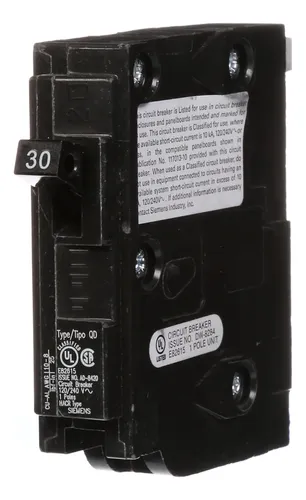 [MX:D130EE] BREAKER QD 1P 30A 120V 10K 3/4IN