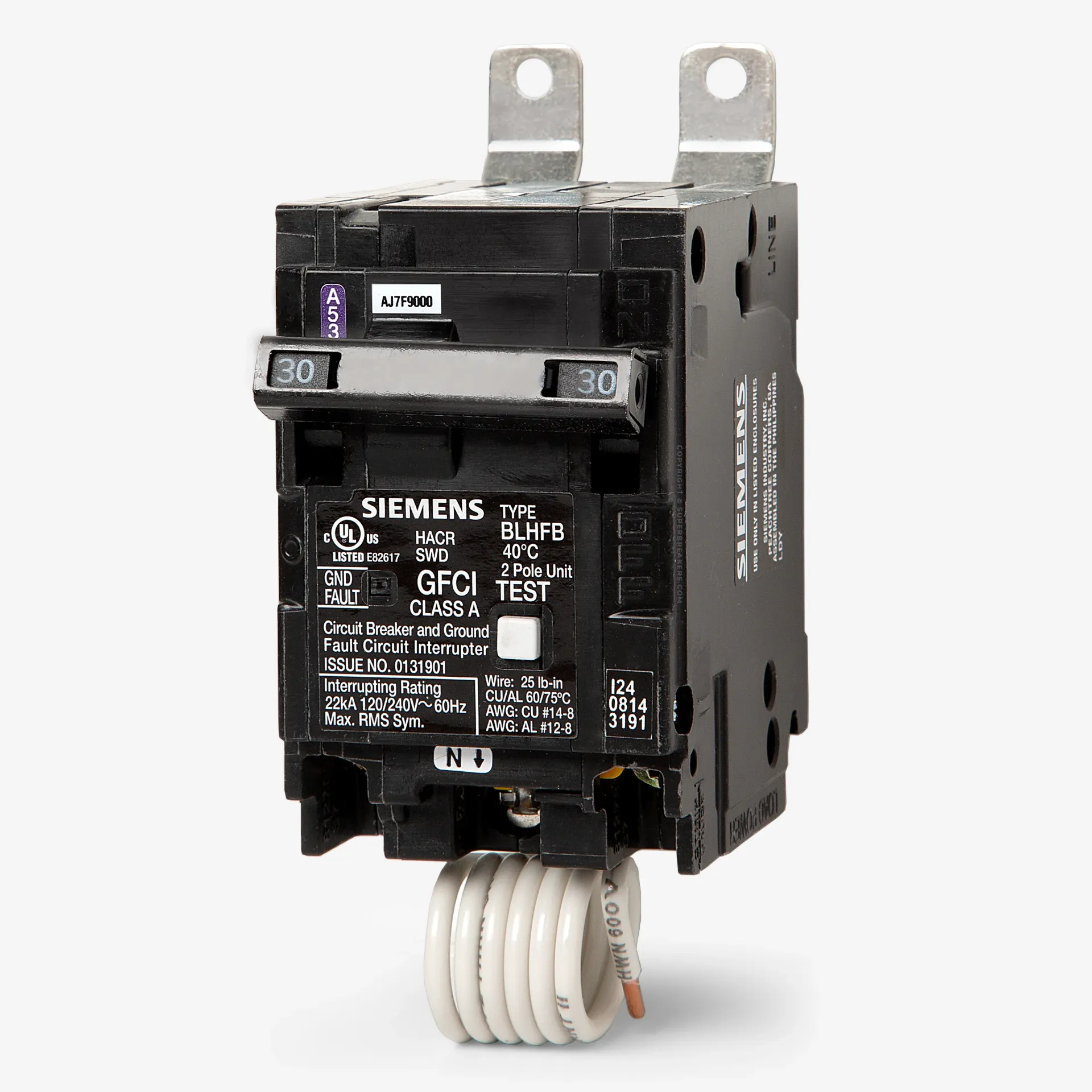 [MX:B230GF] BREAKER BLF 2P 30A 120/240V 10K GFCI 5MA