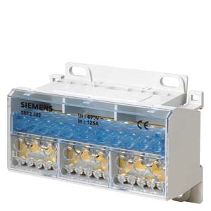 [5ST2502] BLOQUE DISTRIBUIDOR 4 POLOS, 125 A, 690V