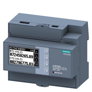 [7KM22002EA301DA1] ENTRADAS PARA TC X/1A O X/5A, KVAH, KWH, KVARH, 1DI/1DO, MODBUS RTU RS485 INCLUIDO WEB SERVER INCLUIDO, PRECISIÓN 1%