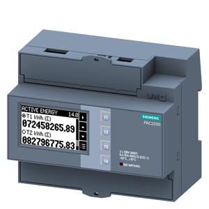 [7KM22002EA401DA1] MEDICIÓN DIRECTA HASTA 80A, KVAH, KWH, KVARH, 1DI/1DO, MODBUS RTU RS485 INCLUIDO WEB SERVER INCLUIDO, PRECISIÓN 1%