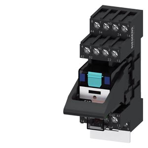 RELÉ ENCHUFABLE, UNIDAD COMPLETA 4 W, 24