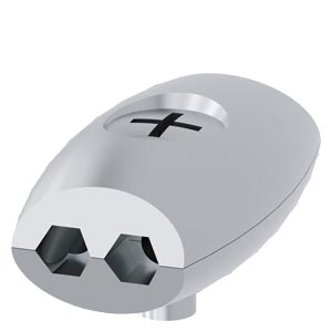 SUJETACABLES, OVIFORME, 4 MM