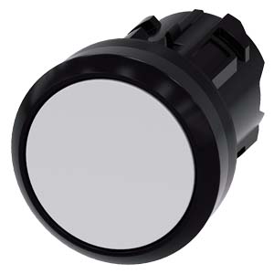 [3SU10000AB600AA0] BOUTON, 22 MM, ROND, PLASTIQUE, BLANC, B