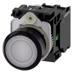 [3SU11030AB601BA0] BOUTONPOUSSOIR LUMINEUX, 22 MM, ROND, P