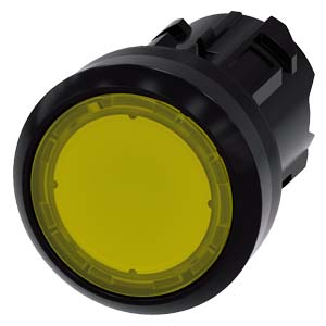 PULSADOR LUMINOSO, 22 MM, REDONDO, PLÁST