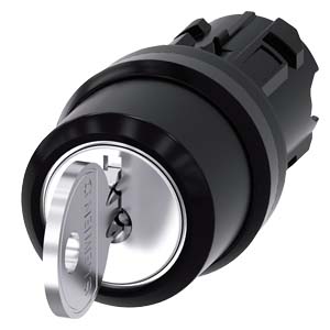 [3SU10004BM010AA0] INTERRUPTOR DE LLAVE RONIS, 22 MM, REDON
