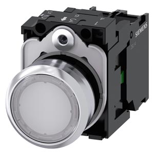 [3SU11530AB601BA0] BOUTONPOUSSOIR LUMINEUX, 22 MM, ROND, L