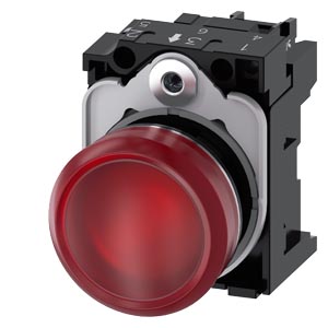 VOYANT LUMINEUX, 22 MM, ROND, LE MÉTAL,