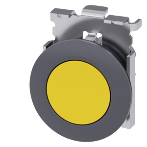 PULSADOR, 30 MM, REDONDO, METAL, MATE, A