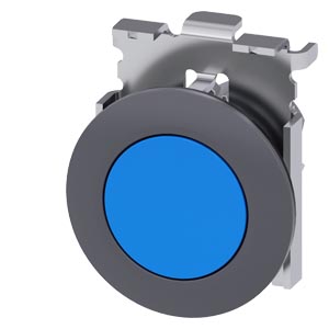 PULSADOR, 30 MM, REDONDO, METAL, MATE, A