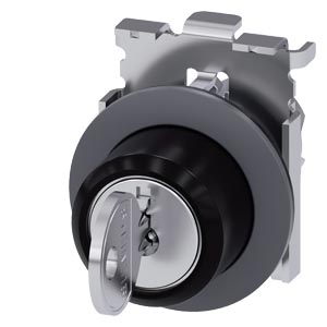 INTERRUPTOR DE LLAVE RONIS, 30 MM, REDON