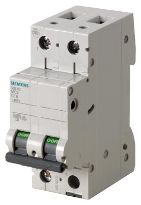 [5SL62087CC] CIRCUIT BREAKER 6KA 2POLE C8