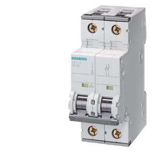 [5SY62207] CIRCUIT BREAKER 6KA 2POL C20