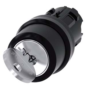 [3SU10004DF110AA0] INTERRUPTOR DE LLAVE RONIS, 22 MM, REDON