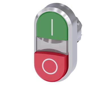 [3SU10503BB420AK0] BOUTONPOUSSOIR À DOUBLE TOUCHE, 22 MM,