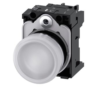 [3SU11566AA601AA0] VOYANT LUMINEUX, 22 MM, ROND, LE MÉTAL,