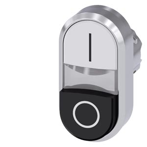 [3SU10513BB610AK0] BOUTONPOUSSOIR DOUBLE TOUCHE LUMINEUX,