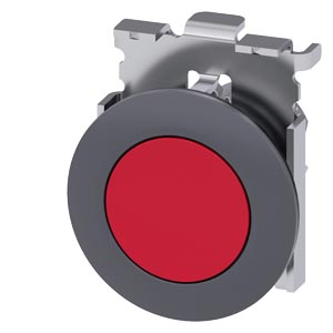[3SU10600JB200AA0] PULSADOR, 30 MM, REDONDO, METAL, MATE, R